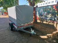 Przyczepa jednoosiowa PRO 2612R 1 oś DMC 750 kg - WYNAJEM