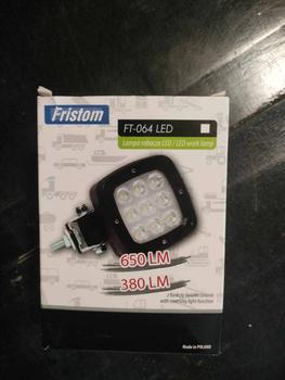 Lampa robocza LED FT-063 czarna  FRISTOM