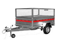 BURTY SIATKOWE do przyczepy PRO 2312