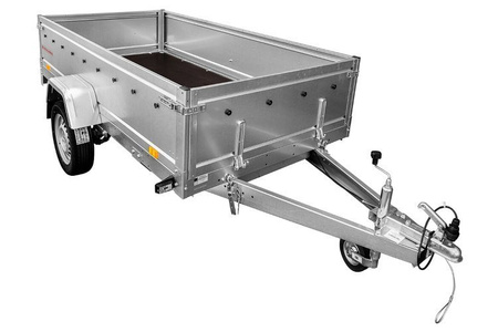 Przyczepa PRAKTI 26152 RESOR  jednoosiowa, uchylny dyszel  DMC 750 kg