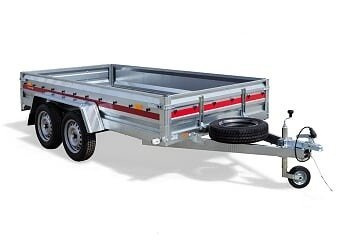 Przyczepa dwuosiowa PRO 2312/2 osie DMC 750 kg