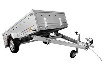 Przyczepa PRAKTI 26152 RESOR  jednoosiowa, uchylny dyszel  DMC 750 kg