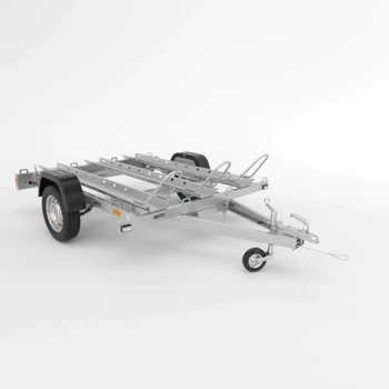  Przyczepa do przewozu motocykli TEMARED MOTO 3  R PREMIUM  1 oś DMC 750 kg