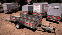 Przyczepa PRO BRAKE 2612C  1 oś DMC 1500 kg - WYNAJEM 