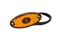 Lampa LED Aspock flatpoint II pomarańczowa bez uchwytu