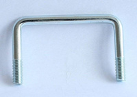 Cybant kwadratowy M12 stal 65/122/65 z nakrętkami i podkładkami 